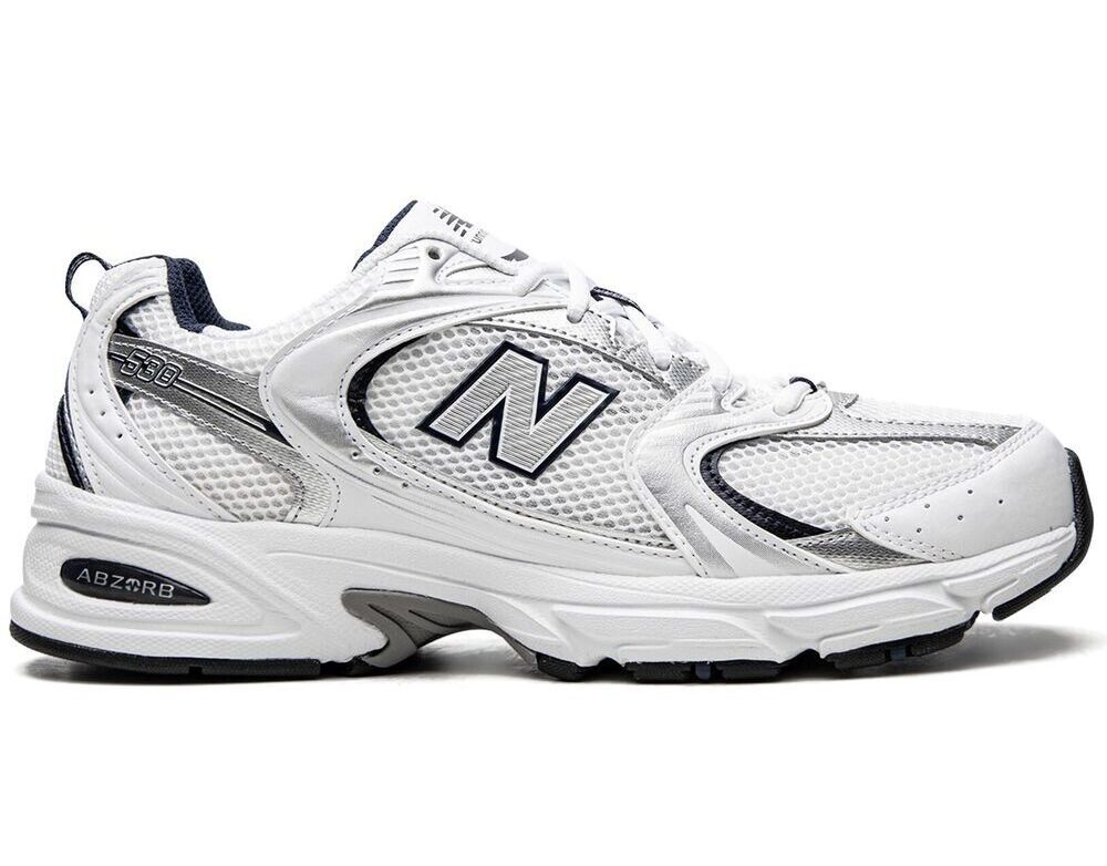 New Balance 530 White with Natural Indigo