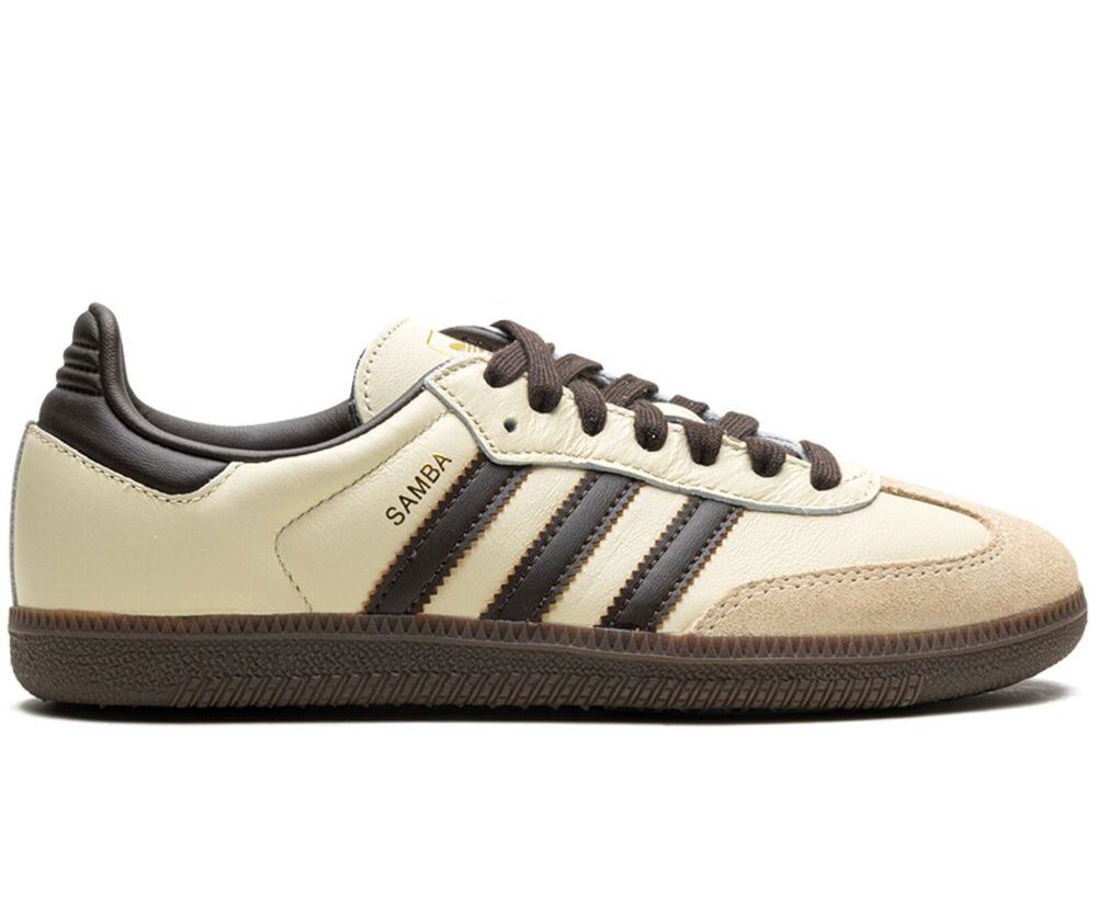 Adidas Samba OG  "Cream White/Dark Brown"