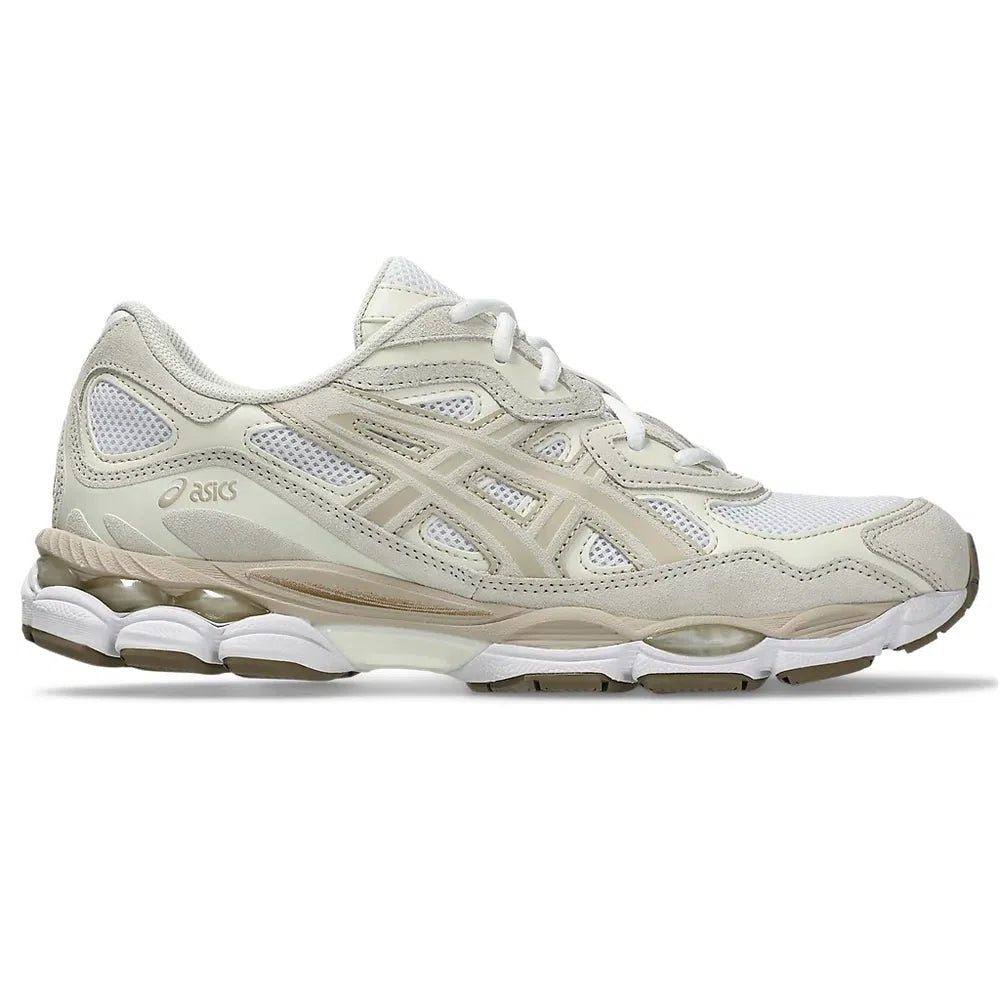 Asics GEL-NYC White and Feather Grey