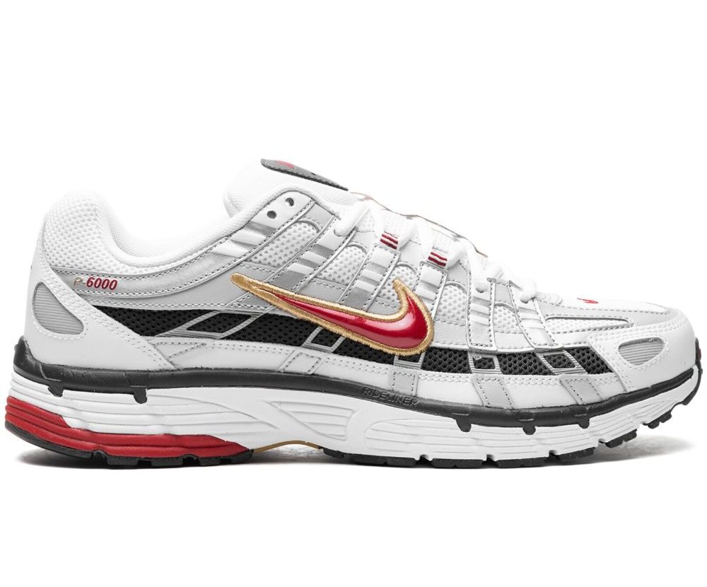 Nike P-6000 Platinum Varsity Red