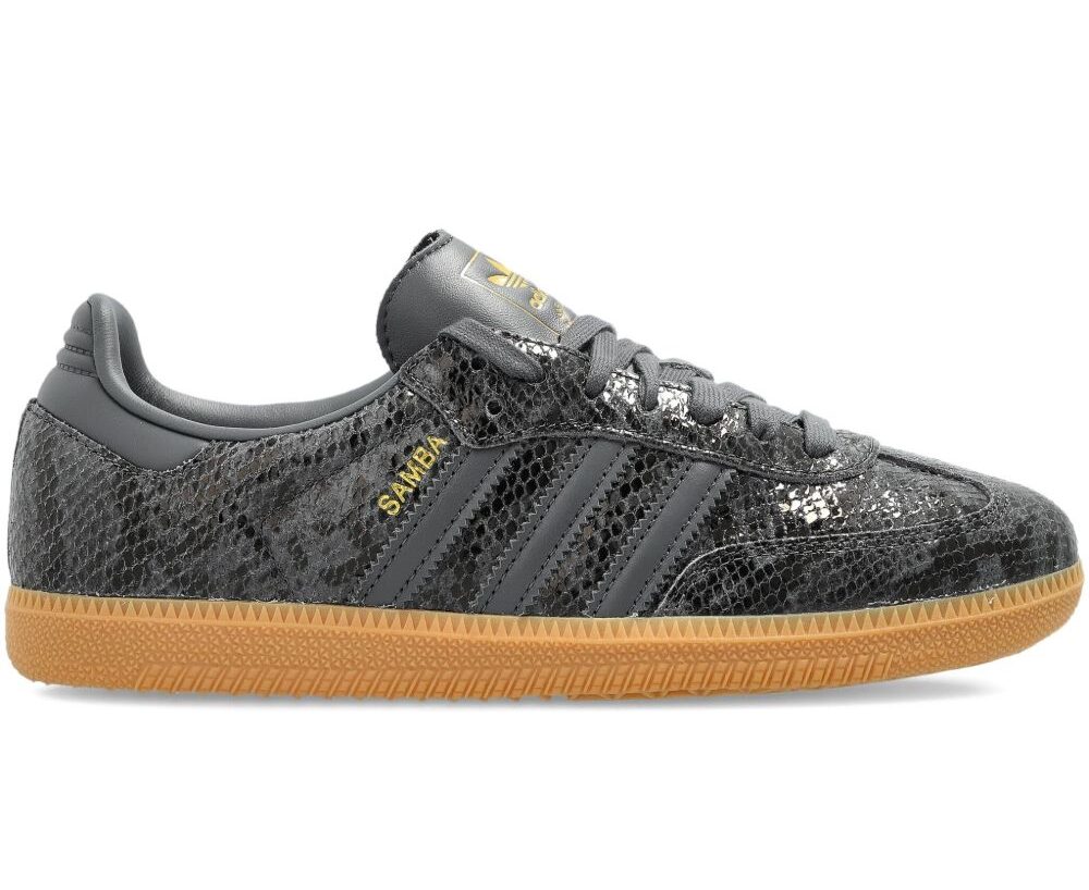 Adidas Samba OG "Grey Snakeskin Gum "