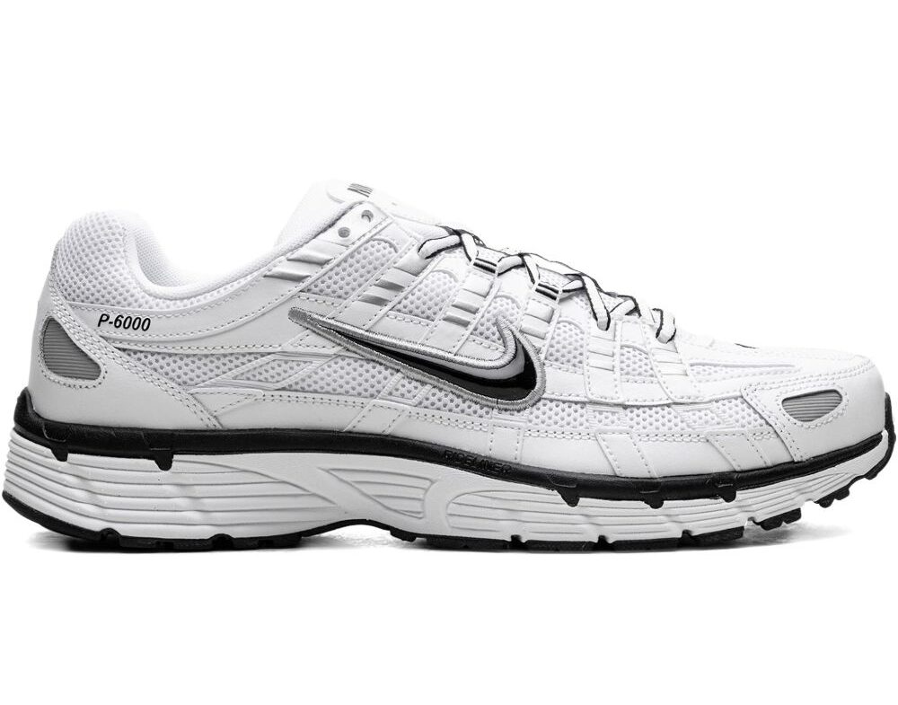 Nike P-6000 "White Metallic Silver Black"