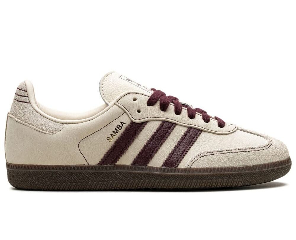Adidas Samba OG '"Wonder White Maroon"