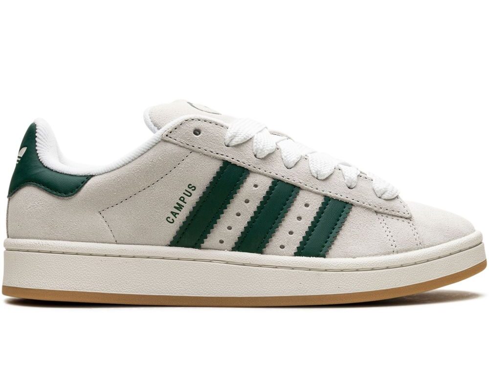 Adidas Original Campus 00s Crystal White Dark Green