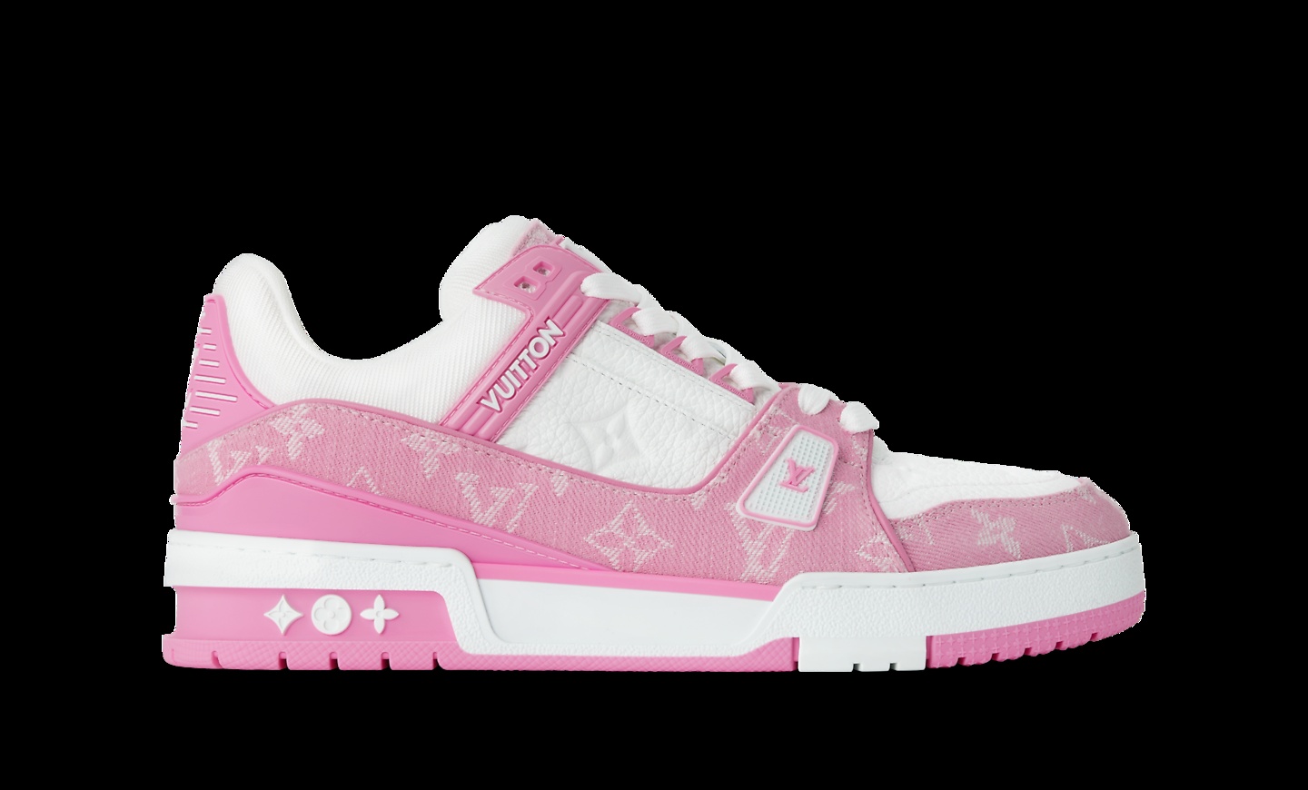 Louis Vuitton Trainer Pink Rose For Kids