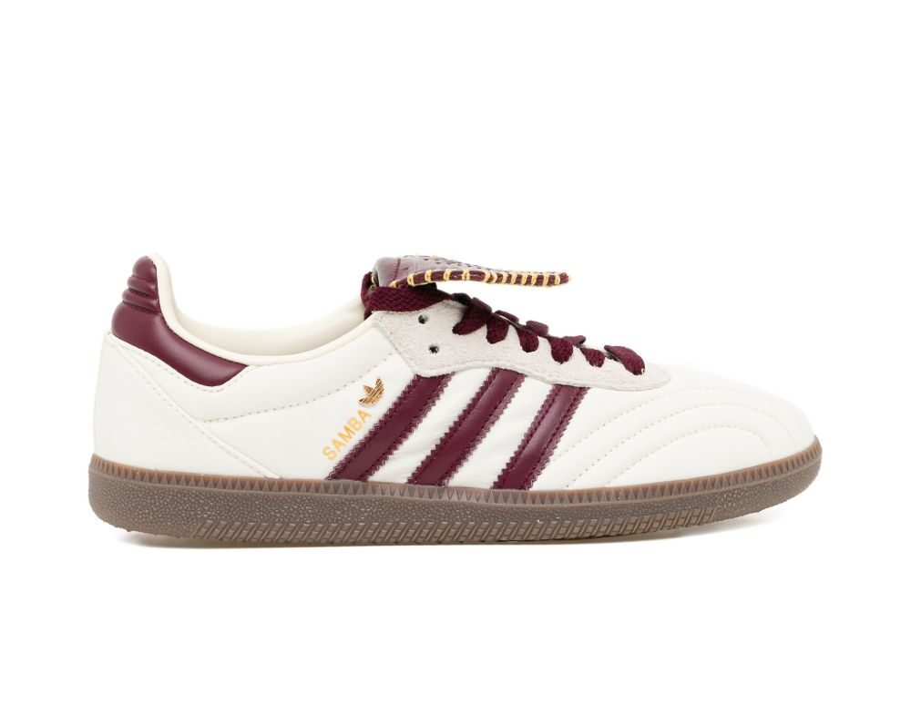 Adidas Samba Long Tongue 'Cream White Maroon'