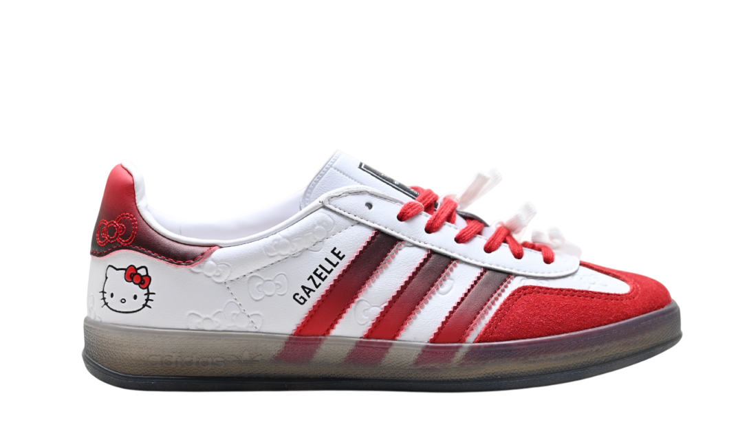 Adidas Gazelle Indoor x Hello Kitty “Cloud White / Red “